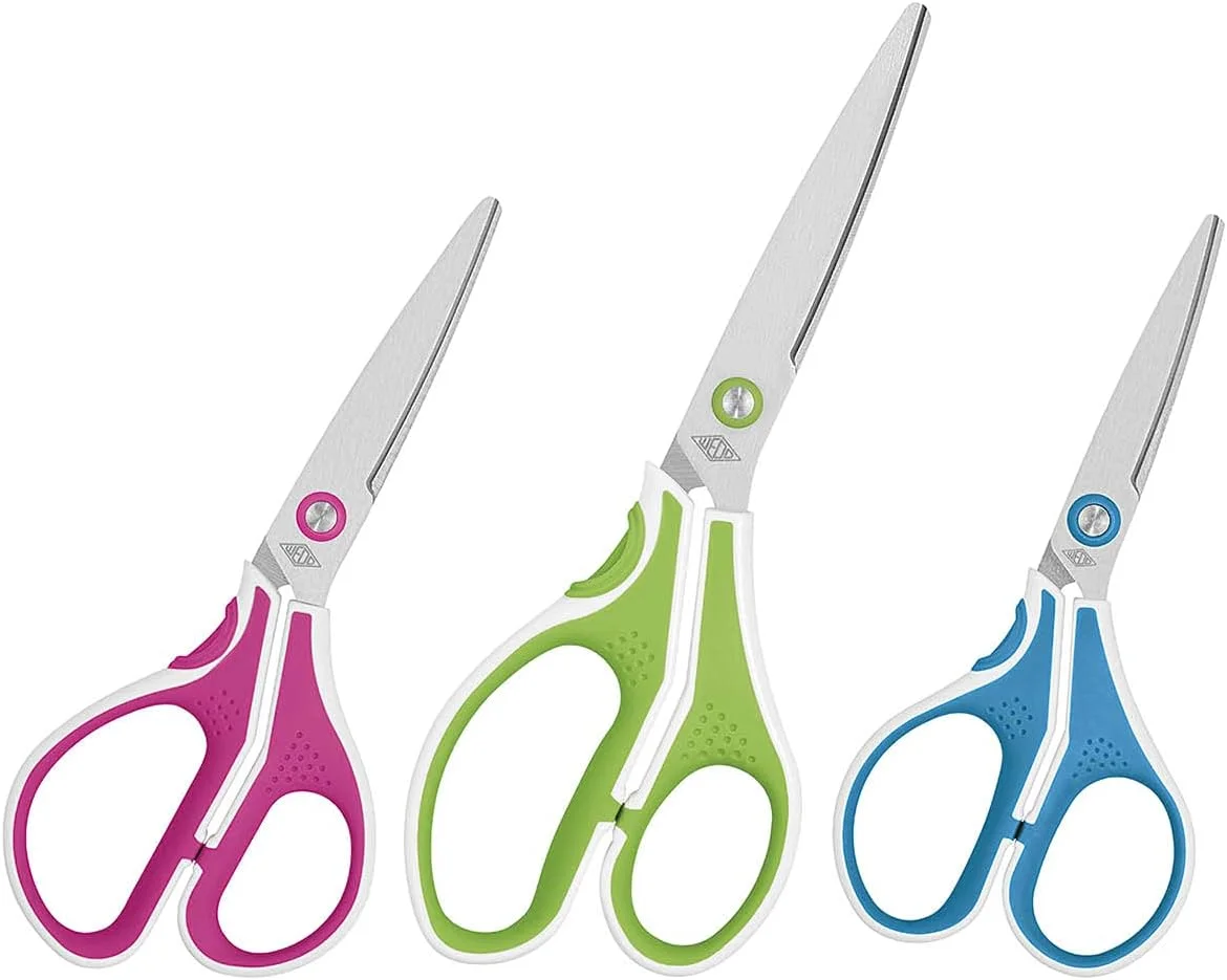 قیچی استیل 13 سانتی متری Wedo 975 5009 Cut-it با دسته نرم - صورتی قیچی استیل 13 سانتی متری Wedo 975 5009 Cut-it با دسته نرم - صورتی