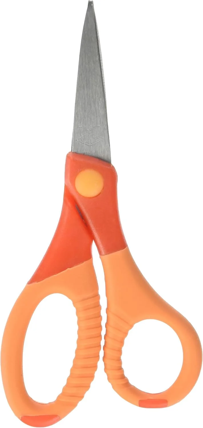 قیچی کاردستی 13 سانتی متری Wedo با روکش ضد لغزش - نارنجی قیچی کاردستی 13 سانتی متری Wedo با روکش ضد لغزش - نارنجی