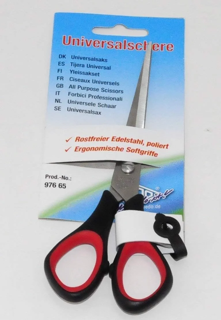 قیچی یونیورسال WEDO EFCO 1803103، مشکی/قرمز، 16 سانتی متر قیچی یونیورسال WEDO EFCO 1803103، مشکی/قرمز، 16 سانتی متر