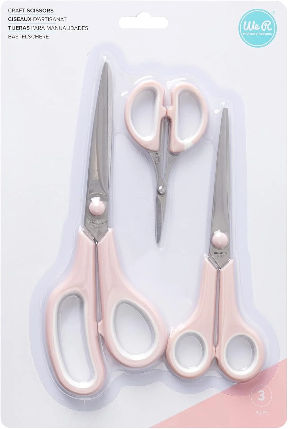 قیچی کاردستی وی آر مموری کیپرز صورتی قیچی کاردستی وی آر مموری کیپرز صورتی