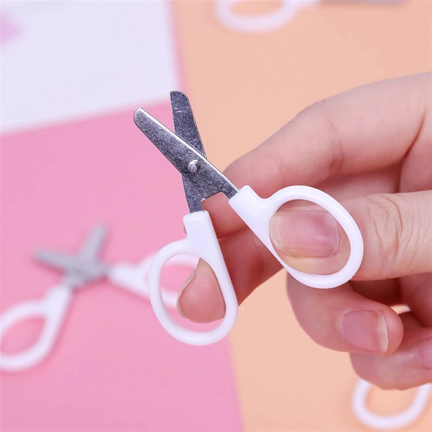 قیچی همه کاره WANAM، 5 عددی، مینی استیل ضد زنگ، قیچی خانگی، قیچی برش کاغذ اداری، قیچی تیز، ابزار برش قیچی DIY دانشجویی قیچی همه کاره WANAM، 5 عددی، مینی استیل ضد زنگ، قیچی خانگی، قیچی برش کاغذ اداری، قیچی تیز، ابزار برش قیچی DIY دانشجویی