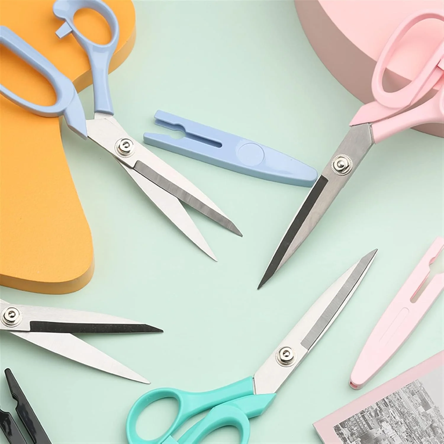 قیچی همه کاره WANAM، قیچی خیاطی، قیچی پارچه، چرم، خیاطی، قیچی صنایع دستی، لوازم خیاطی (رنگ: Hortel) قیچی همه کاره WANAM، قیچی خیاطی، قیچی پارچه، چرم، خیاطی، قیچی صنایع دستی، لوازم خیاطی (رنگ: Hortel)