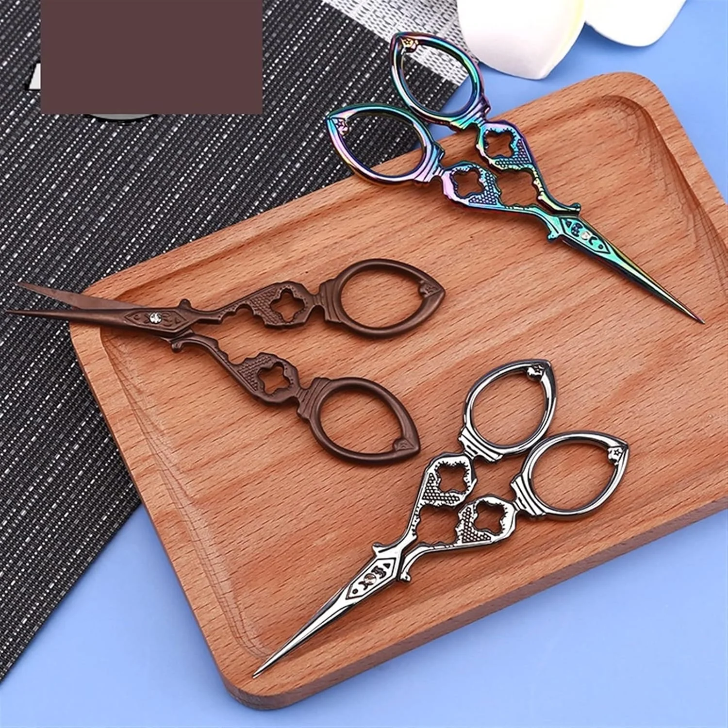 قیچی خیاطی WANAM، چند منظوره، برش صاف، استیل ضد زنگ، قیچی خیاطی و دوخت قیچی خیاطی WANAM، چند منظوره، برش صاف، استیل ضد زنگ، قیچی خیاطی و دوخت