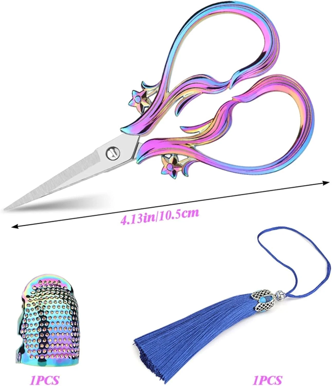 قیچی همه کاره WANAM، قیچی خیاطی گل، قیچی خیاطی، هدیه گلدوزی، کوک متقاطع خانگی