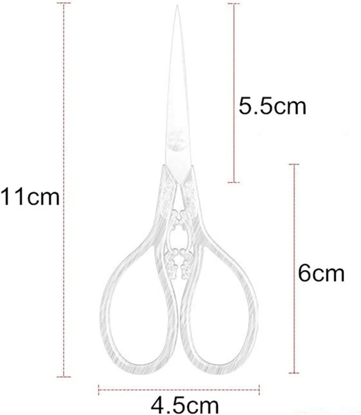 قیچی همه کاره WANAM، قیچی آرنجی گلدوزی برای سوزن دوزی، بخیه متقاطع، قیچی خیاطی، قیچی کوچک خیاطی قیچی همه کاره WANAM، قیچی آرنجی گلدوزی برای سوزن دوزی، بخیه متقاطع، قیچی خیاطی، قیچی کوچک خیاطی