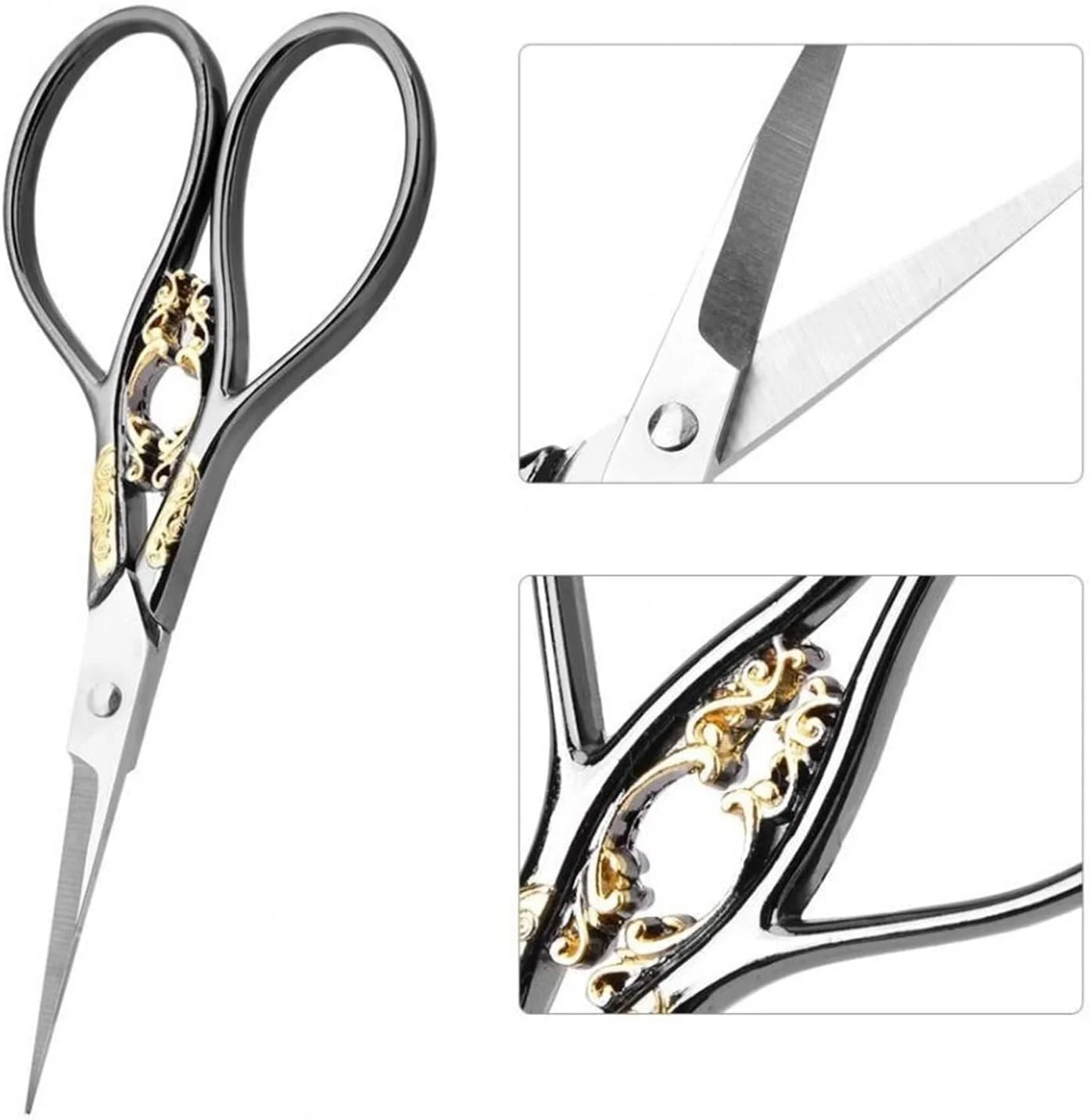 قیچی همه کاره WANAM، قیچی آرنجی گلدوزی برای سوزن دوزی، بخیه متقاطع، قیچی خیاطی، قیچی کوچک خیاطی قیچی همه کاره WANAM، قیچی آرنجی گلدوزی برای سوزن دوزی، بخیه متقاطع، قیچی خیاطی، قیچی کوچک خیاطی