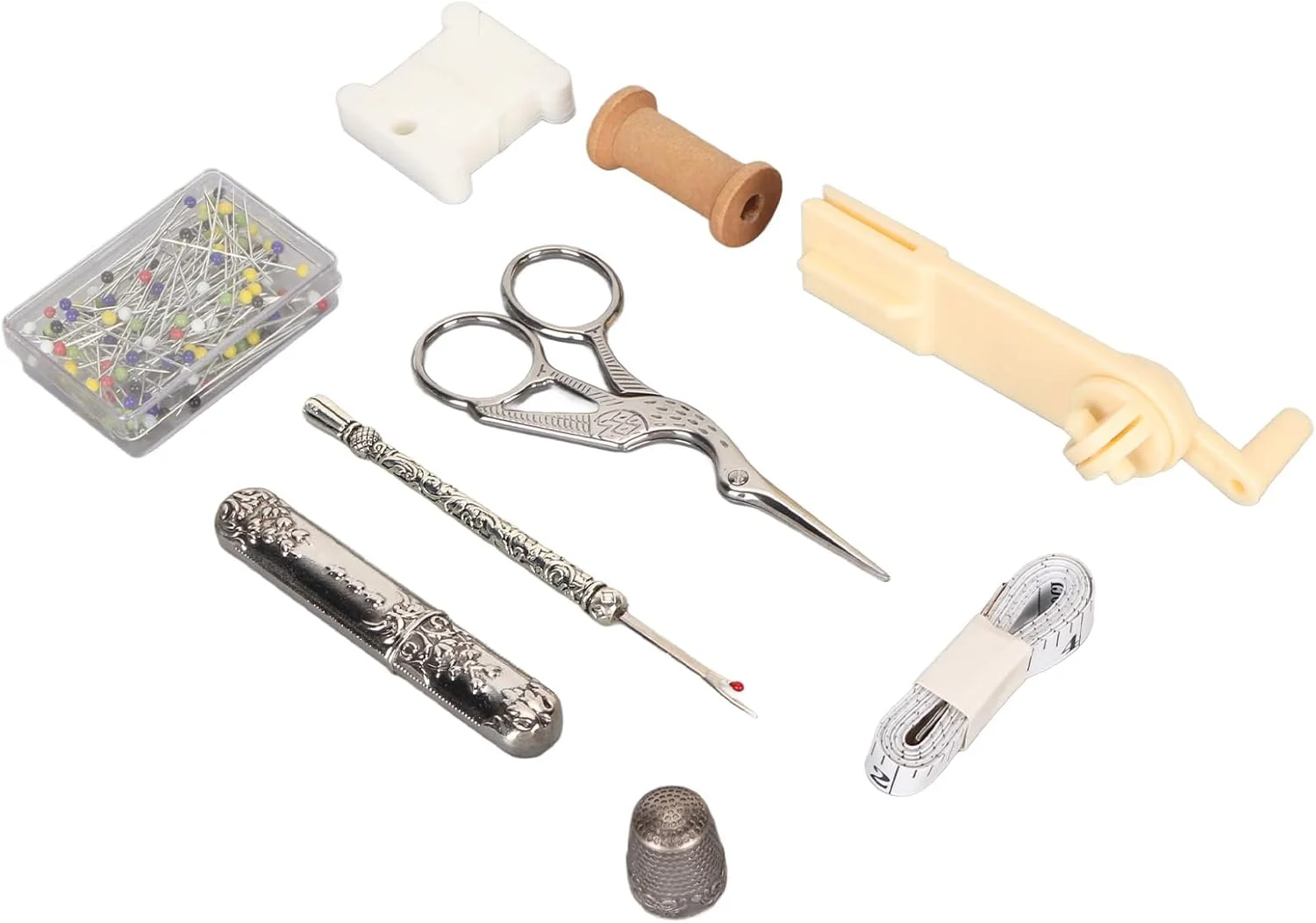 ست قیچی گلدوزی وینتیج Vomeko، ست ابزار خیاطی استیل ضد زنگ برای خیاطی، بافندگی، کوک متقاطع و لحاف دوزی ست قیچی گلدوزی وینتیج Vomeko، ست ابزار خیاطی استیل ضد زنگ برای خیاطی، بافندگی، کوک متقاطع و لحاف دوزی