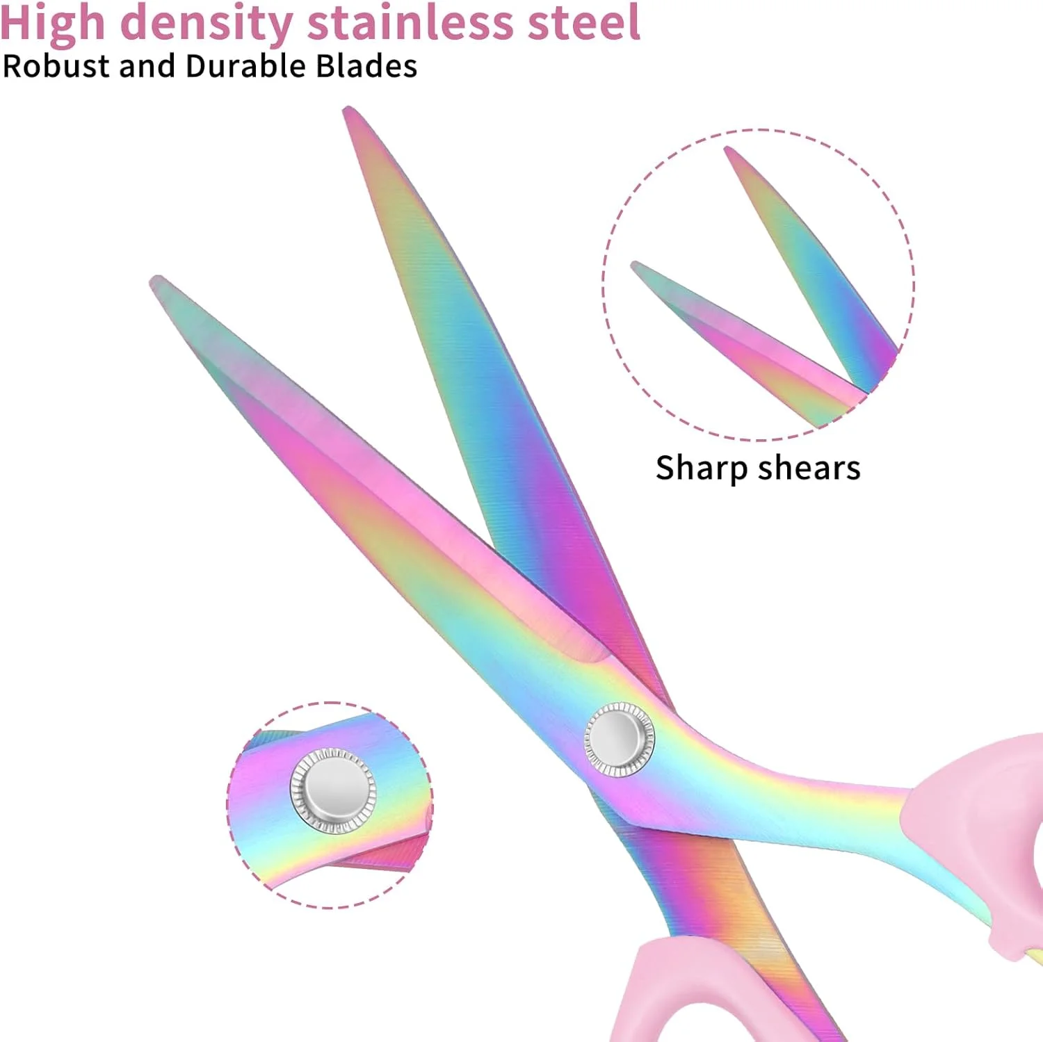 قیچی پارچه و خیاطی Vutyvve، قیچی خیاطی روکش تیتانیوم استیل ضد زنگ، قیچی خیاطی سنگین برای برش پارچه، لباس، منسوجات، قیچی آبی آسمانی 9.2 اینچی، قیچی نخ، مجموعه 2 عددی قیچی پارچه و خیاطی Vutyvve، قیچی خیاطی روکش تیتانیوم استیل ضد زنگ، قیچی خیاطی سنگین برای برش پارچه، لباس، منسوجات، قیچی آبی آسمانی 9.2 اینچی، قیچی نخ، مجموعه 2 عددی
