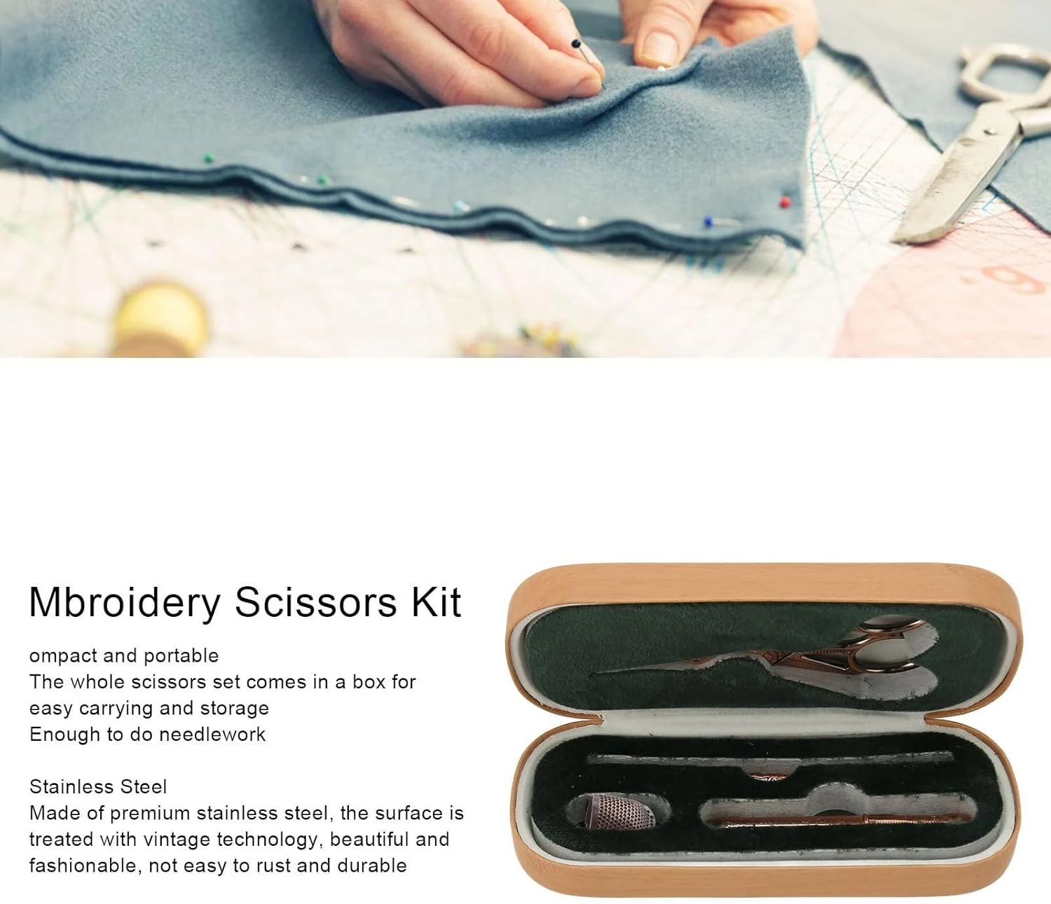 ست قیچی گلدوزی وینتیج Vomeko، قیچی گلدوزی، پانچ خیاطی، انگشتانه خیاطی، ست گلدوزی وینتیج، کیت های خیاطی گلدوزی ست قیچی گلدوزی وینتیج Vomeko، قیچی گلدوزی، پانچ خیاطی، انگشتانه خیاطی، ست گلدوزی وینتیج، کیت های خیاطی گلدوزی