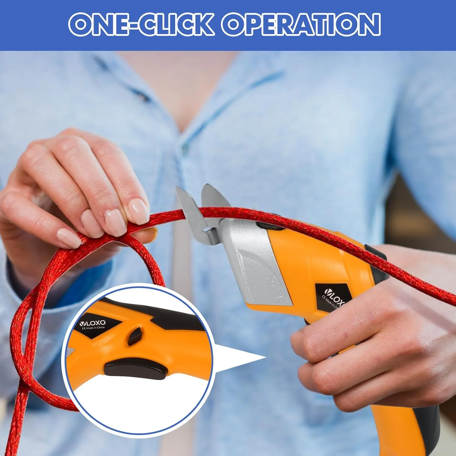 قیچی برقی VLOXO زرد قیچی برقی VLOXO زرد