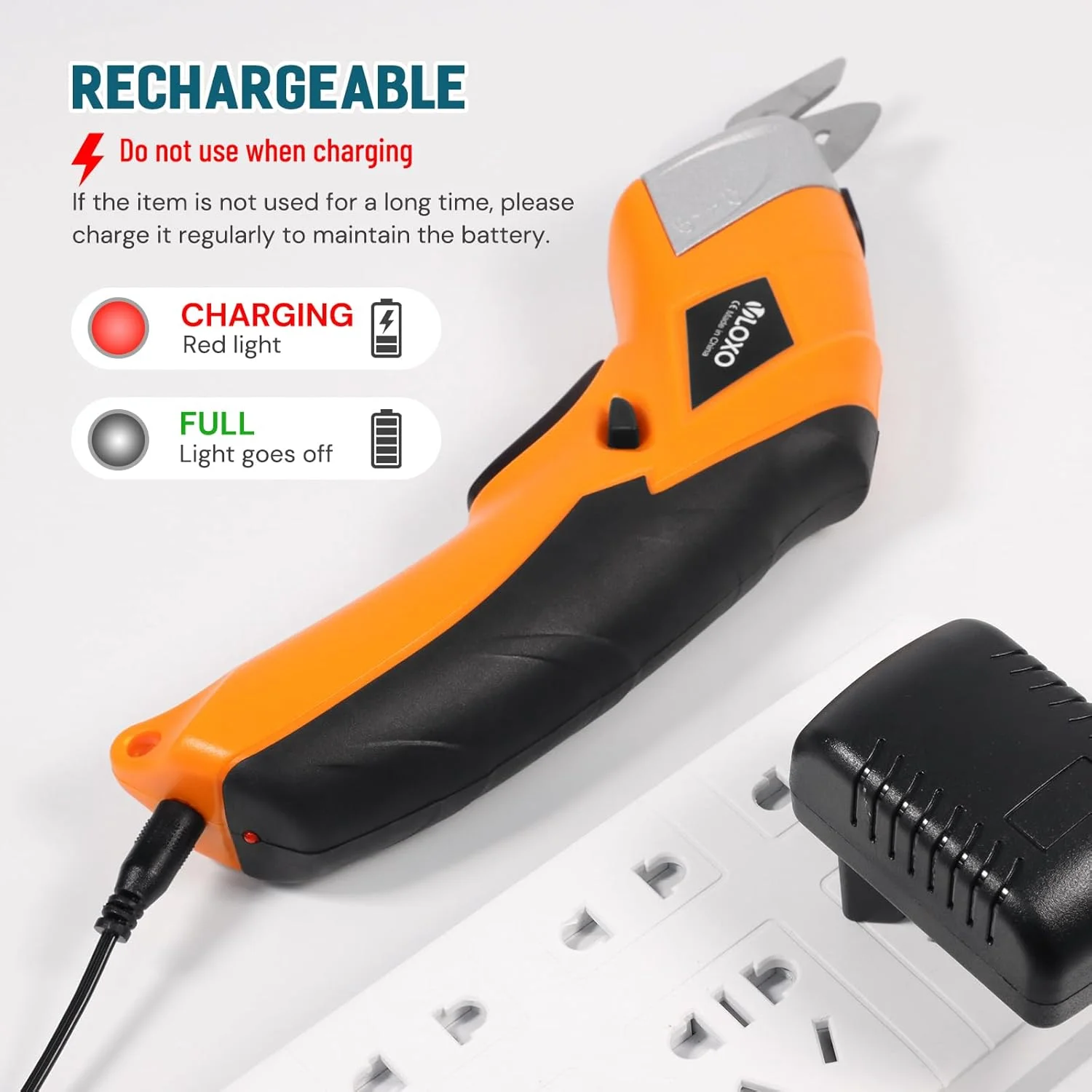 قیچی برقی VLOXO زرد قیچی برقی VLOXO زرد