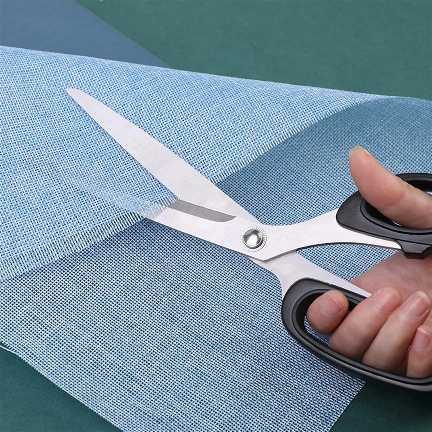 قیچی خیاطی حرفه ای VIZCO، قیچی برش پارچه، قیچی استیل ضد زنگ قدیمی، قیچی چرم و پارچه برای خیاطی قیچی خیاطی حرفه ای VIZCO، قیچی برش پارچه، قیچی استیل ضد زنگ قدیمی، قیچی چرم و پارچه برای خیاطی