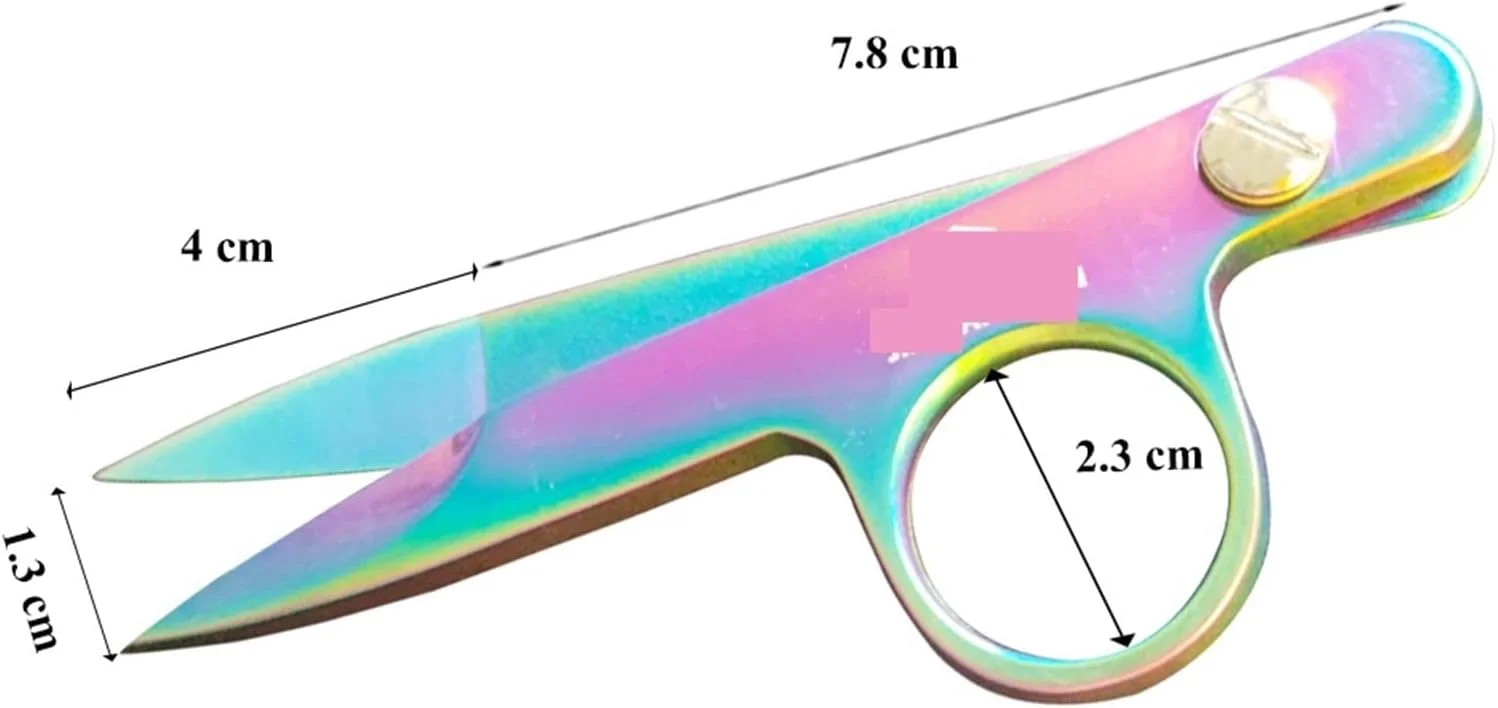 قیچی خیاطی حرفه ای ویزکو، قیچی خیاطی پارچه، سوزن و نخ، قیچی برش استیل، بدون آسیب به دست