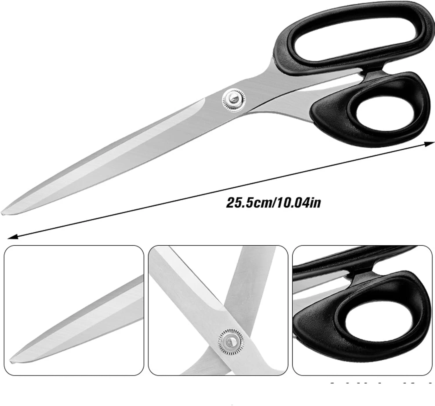 قیچی خیاطی حرفه ای VIZCO، قیچی برش پارچه، قیچی استیل ضد زنگ قدیمی، قیچی چرم و پارچه برای خیاطی قیچی خیاطی حرفه ای VIZCO، قیچی برش پارچه، قیچی استیل ضد زنگ قدیمی، قیچی چرم و پارچه برای خیاطی