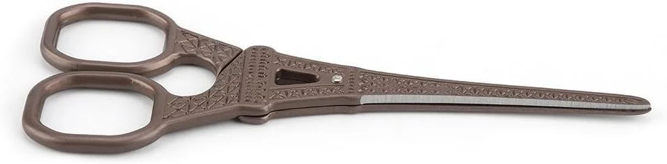 قیچی خیاطی استیل ضد زنگ طرح کلاسیک ابزار برش و صنایع دستی DIY (قیچی برج ایفل قهوه ای) قیچی خیاطی استیل ضد زنگ طرح کلاسیک ابزار برش و صنایع دستی DIY (قیچی برج ایفل قهوه ای)