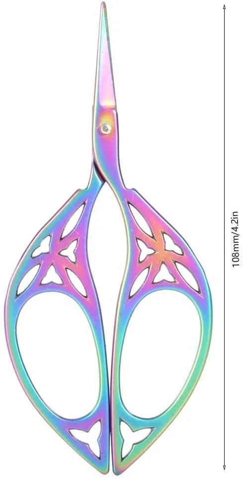 قیچی برگ طرح قدیمی، قیچی خیاطی طرح برگ نوک تیز استیل ضد زنگ، ابزار DIY صنایع دستی برای هنر گلدوزی قیچی برگ طرح قدیمی، قیچی خیاطی طرح برگ نوک تیز استیل ضد زنگ، ابزار DIY صنایع دستی برای هنر گلدوزی