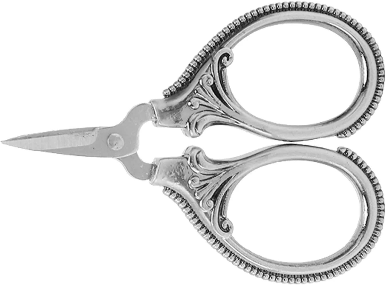 قیچی جیبی مینیاتوری طرح قدیمی، قیچی استیل ضد زنگ برای خیاطی و کارهای دستی، جمع و جور و سبک قیچی جیبی مینیاتوری طرح قدیمی، قیچی استیل ضد زنگ برای خیاطی و کارهای دستی، جمع و جور و سبک