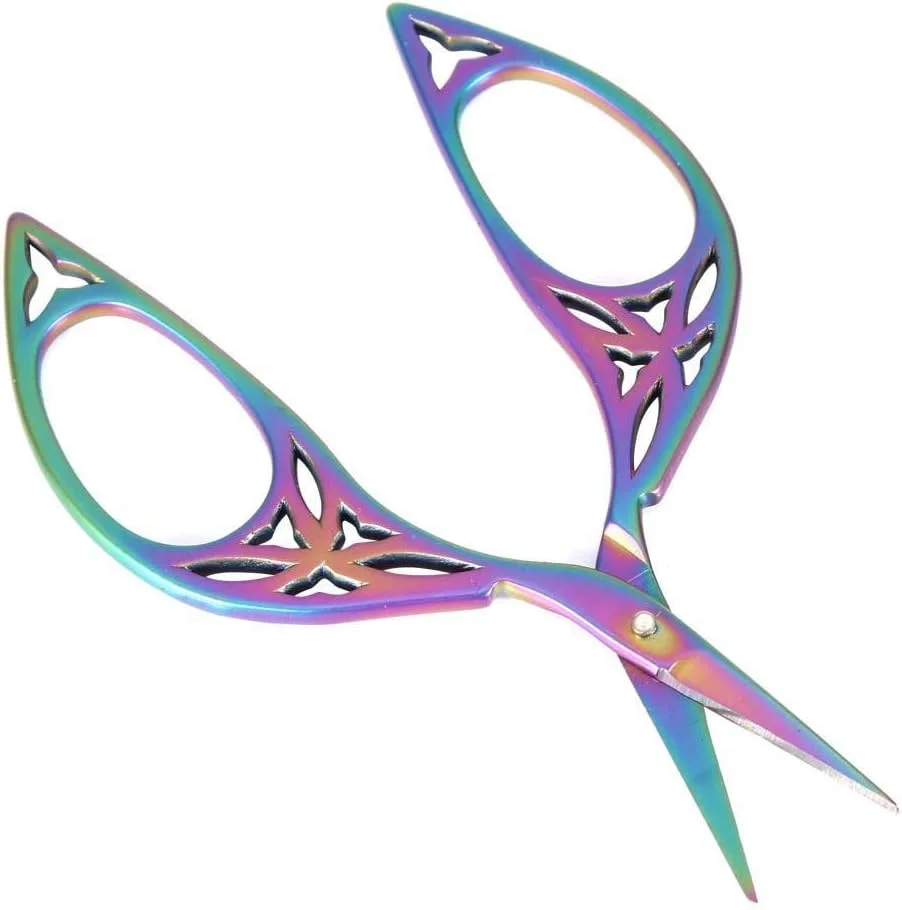 قیچی برگ طرح قدیمی، قیچی خیاطی طرح برگ نوک تیز استیل ضد زنگ، ابزار DIY صنایع دستی برای هنر گلدوزی قیچی برگ طرح قدیمی، قیچی خیاطی طرح برگ نوک تیز استیل ضد زنگ، ابزار DIY صنایع دستی برای هنر گلدوزی