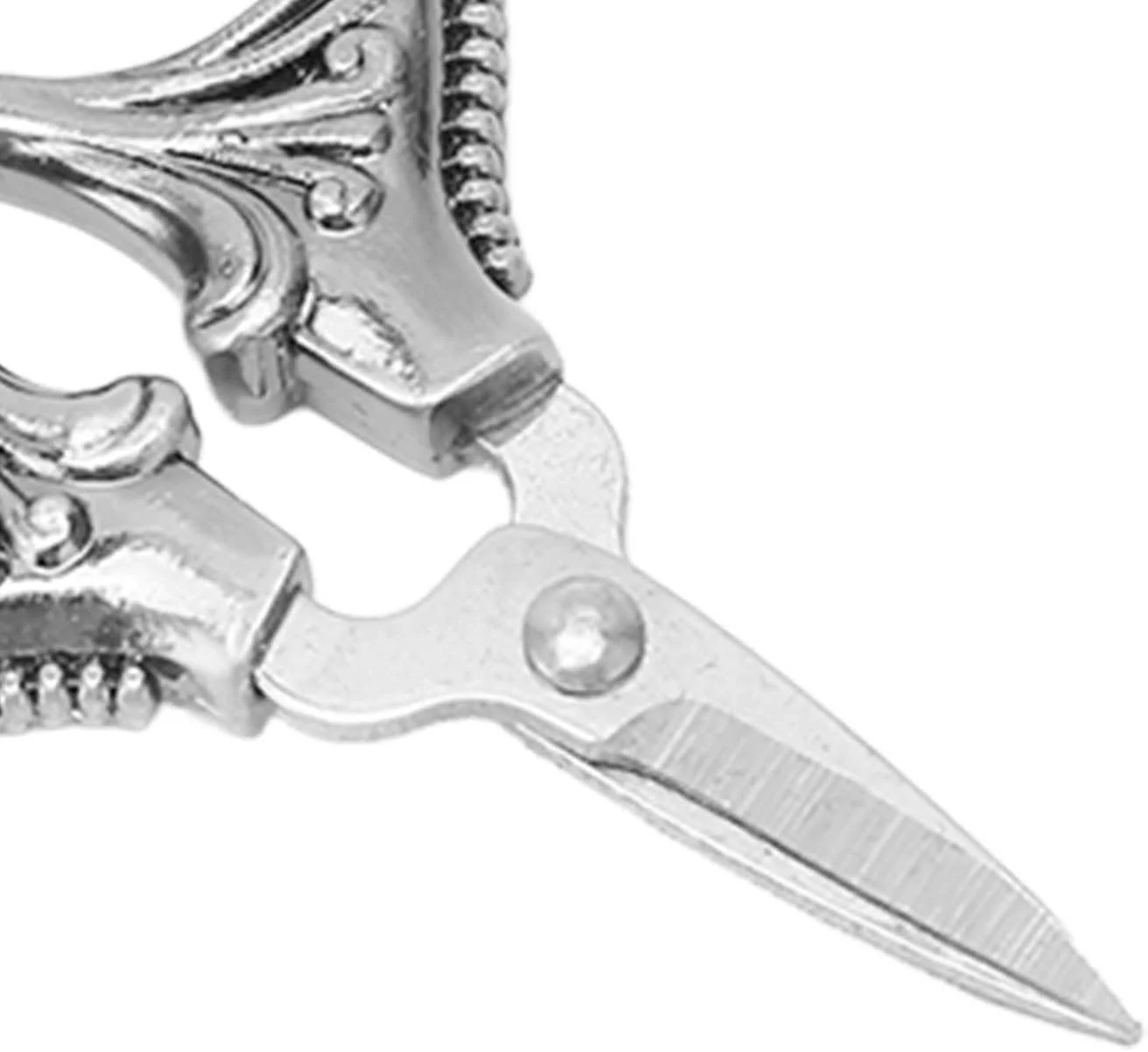 قیچی جیبی مینیاتوری طرح قدیمی، قیچی استیل ضد زنگ برای خیاطی و کارهای دستی، جمع و جور و سبک قیچی جیبی مینیاتوری طرح قدیمی، قیچی استیل ضد زنگ برای خیاطی و کارهای دستی، جمع و جور و سبک