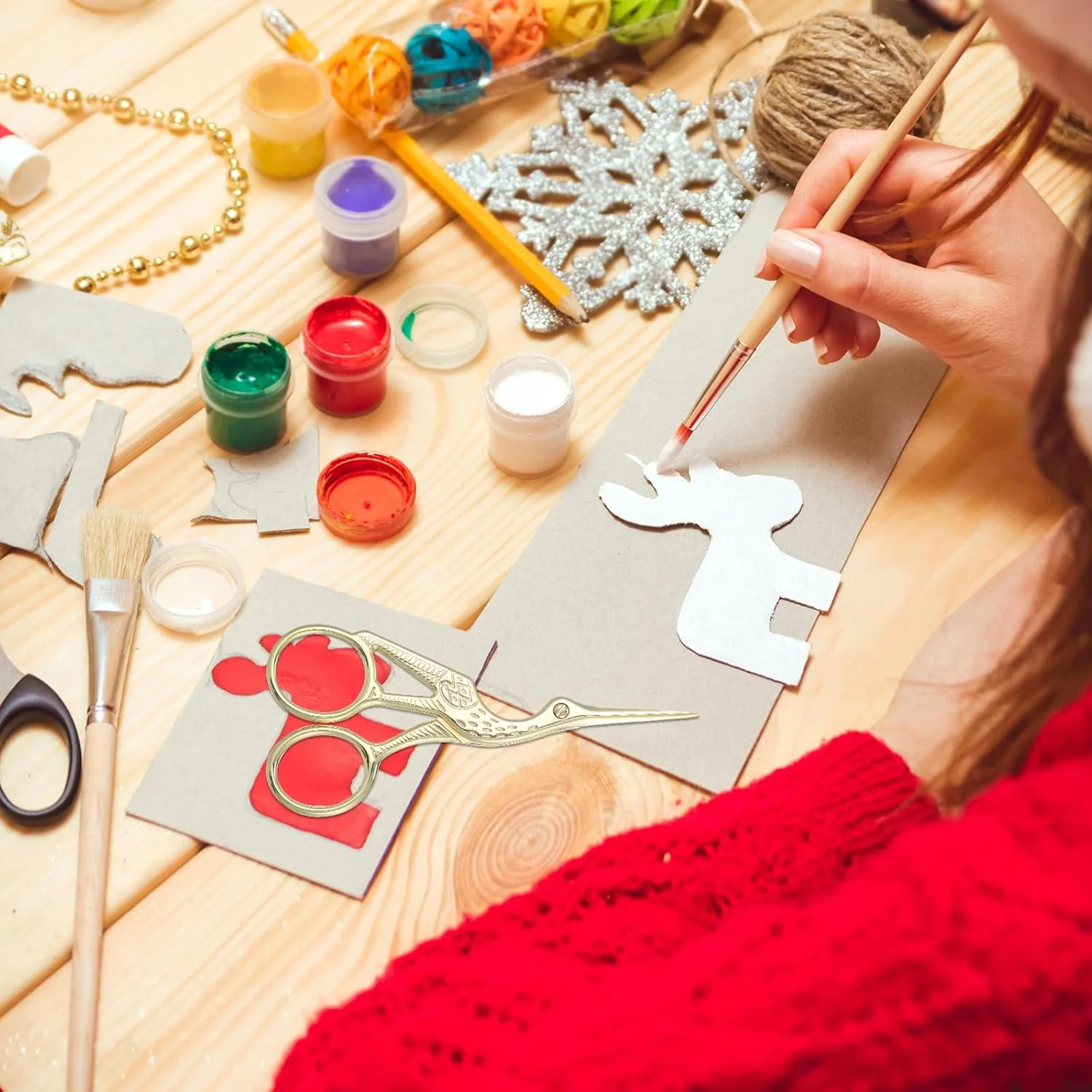 قیچی خیاطی طرح لک لک قدیمی، قیچی قلاب بافی استیل ضد زنگ، قیچی خیاطی با روکش برای گلدوزی، قیچی خیاطی حرفه ای طلایی برای برش نخ کوک صلیبی و صنایع دستی خیاطی قیچی خیاطی طرح لک لک قدیمی، قیچی قلاب بافی استیل ضد زنگ، قیچی خیاطی با روکش برای گلدوزی، قیچی خیاطی حرفه ای طلایی برای برش نخ کوک صلیبی و صنایع دستی خیاطی