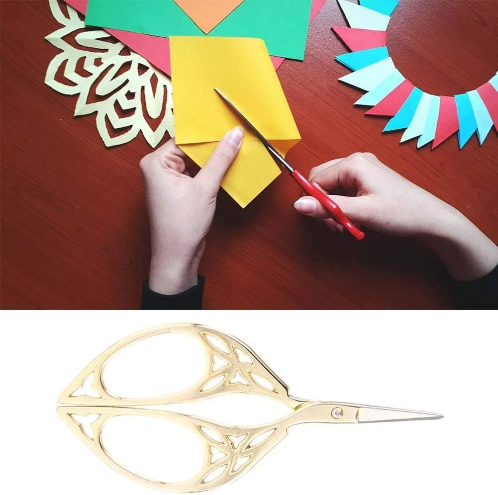 قیچی برگ طرح قدیمی، قیچی خیاطی طرح برگ نوک تیز استیل ضد زنگ، ابزار کاردستی DIY برای هنر گلدوزی قیچی برگ طرح قدیمی، قیچی خیاطی طرح برگ نوک تیز استیل ضد زنگ، ابزار کاردستی DIY برای هنر گلدوزی