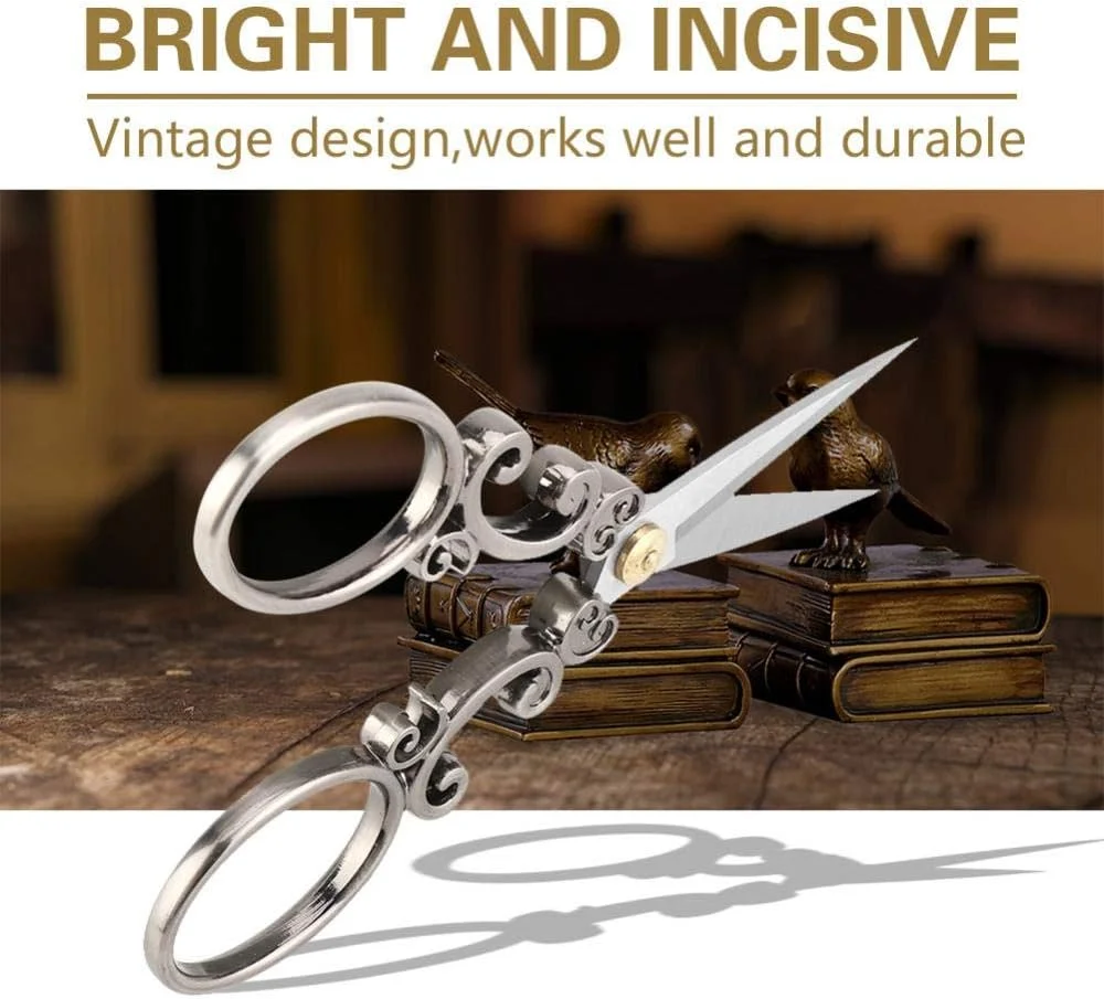 قیچی های قدیمی، قیچی خیاطی استیل ضد زنگ مینیاتوری قدیمی، ابزار صنایع دستی گلدوزی برش کلاسیک (#3) قیچی های قدیمی، قیچی خیاطی استیل ضد زنگ مینیاتوری قدیمی، ابزار صنایع دستی گلدوزی برش کلاسیک (#3)