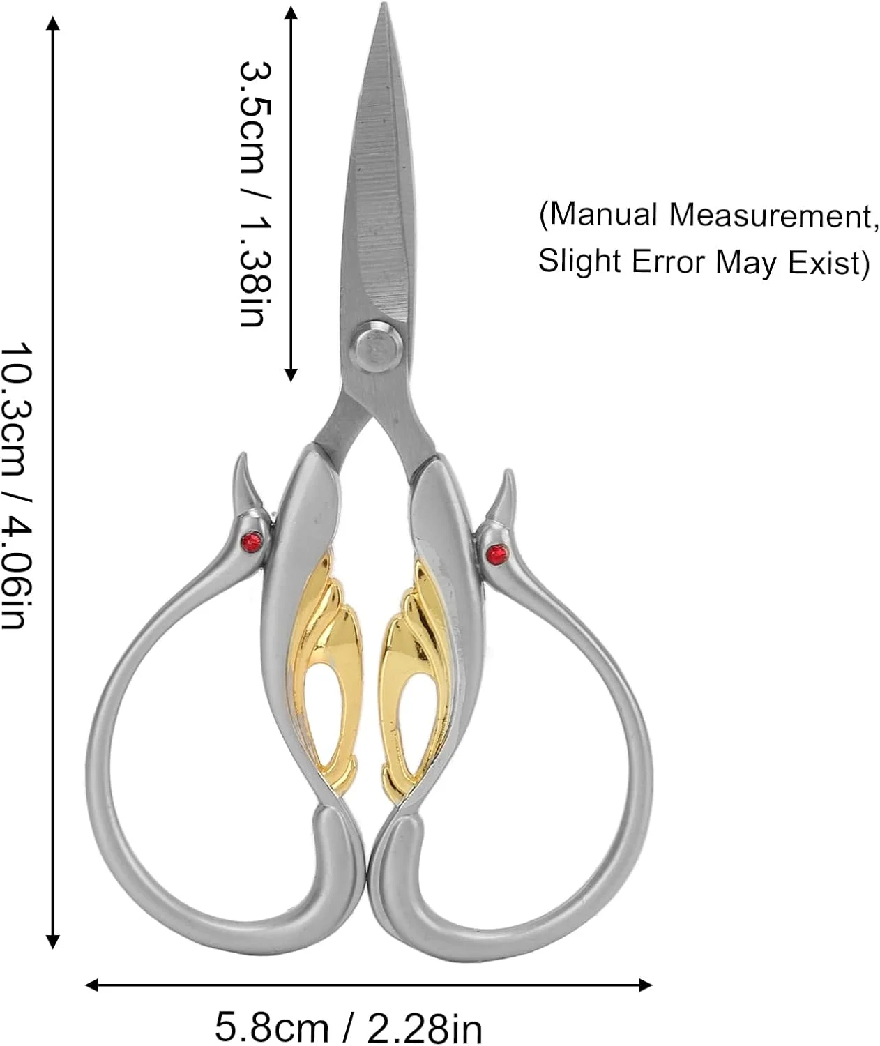 قیچی کاردستی طرح قدیمی، قیچی گلدوزی استیل ضد زنگ، ابزار برش برای خیاطی، کاردستی و کارهای هنری قیچی کاردستی طرح قدیمی، قیچی گلدوزی استیل ضد زنگ، ابزار برش برای خیاطی، کاردستی و کارهای هنری
