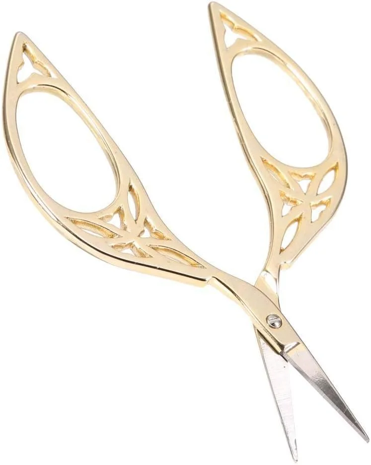 قیچی برگ طرح قدیمی، قیچی خیاطی طرح برگ نوک تیز استیل ضد زنگ، ابزار کاردستی DIY برای هنر گلدوزی قیچی برگ طرح قدیمی، قیچی خیاطی طرح برگ نوک تیز استیل ضد زنگ، ابزار کاردستی DIY برای هنر گلدوزی