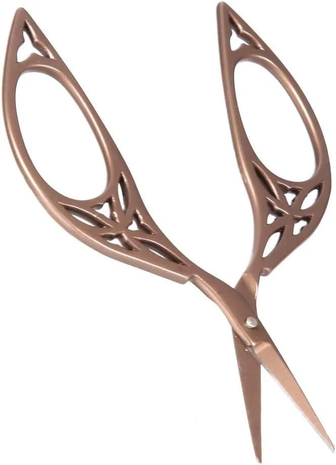 قیچی برگ طرح قدیمی، قیچی خیاطی طرح برگ نوک تیز استیل ضد زنگ، ابزار DIY صنایع دستی برای گلدوزی و کارهای هنری قیچی برگ طرح قدیمی، قیچی خیاطی طرح برگ نوک تیز استیل ضد زنگ، ابزار DIY صنایع دستی برای گلدوزی و کارهای هنری