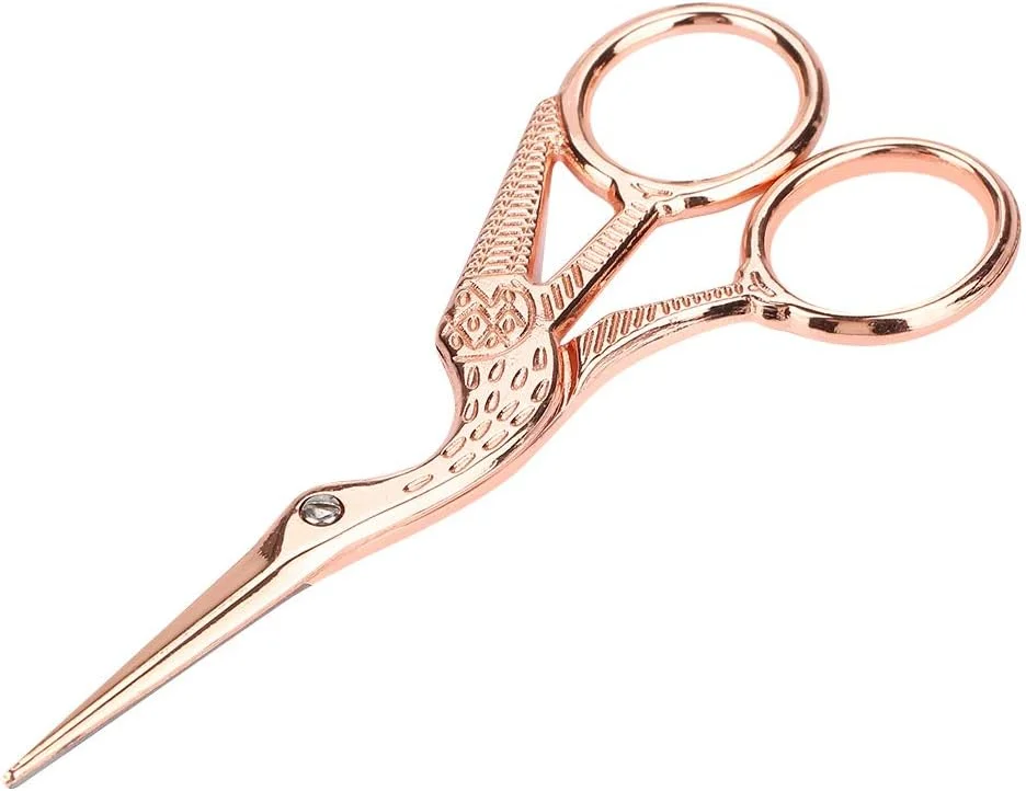 قیچی خیاطی طلایی رز طرح قدیمی، قیچی پارچه، قیچی کلاسیک، برای خیاطی و کاردستی قیچی خیاطی طلایی رز طرح قدیمی، قیچی پارچه، قیچی کلاسیک، برای خیاطی و کاردستی