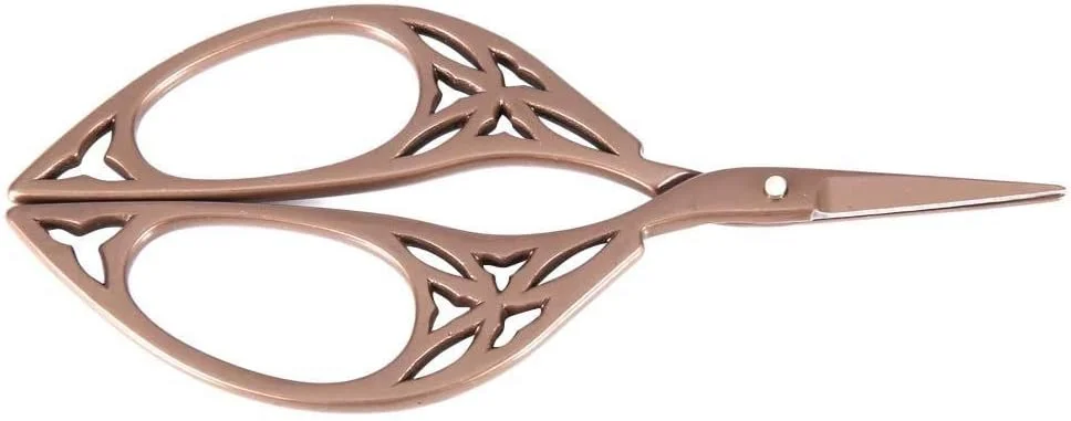 قیچی برگ طرح قدیمی، قیچی خیاطی طرح برگ نوک تیز استیل ضد زنگ، ابزار DIY صنایع دستی برای گلدوزی و کارهای هنری قیچی برگ طرح قدیمی، قیچی خیاطی طرح برگ نوک تیز استیل ضد زنگ، ابزار DIY صنایع دستی برای گلدوزی و کارهای هنری