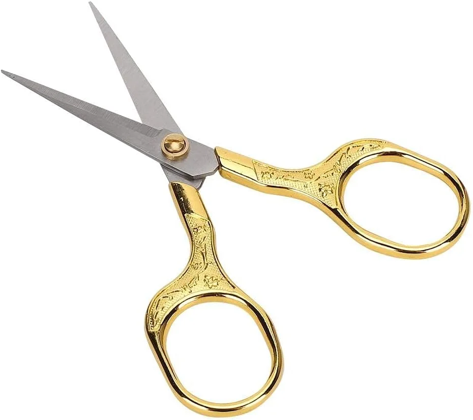 قیچی خیاطی وینتیج 4.9 اینچی برای برش بخیه، گلدوزی، خیاطی، کاردستی، هنر و ابزار DIY