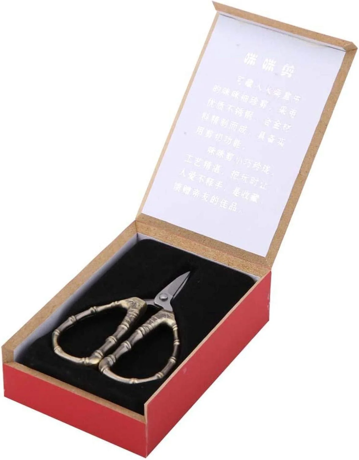 قیچی خیاطی مینیاتوری، قیچی وینتیج، قیچی استیل ضد زنگ، قیچی هنری برای کارهای هنری، گلدوزی و صنایع دستی (قیچی بامبو مینی) قیچی خیاطی مینیاتوری، قیچی وینتیج، قیچی استیل ضد زنگ، قیچی هنری برای کارهای هنری، گلدوزی و صنایع دستی (قیچی بامبو مینی)