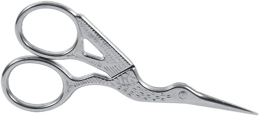 قیچی های قدیمی، قیچی های نوک تیز فولادی ضد زنگ طرح لک لک کلاسیک برای خیاطی، کاردستی، سوزن دوزی و کارهای هنری DIY قیچی های قدیمی، قیچی های نوک تیز فولادی ضد زنگ طرح لک لک کلاسیک برای خیاطی، کاردستی، سوزن دوزی و کارهای هنری DIY