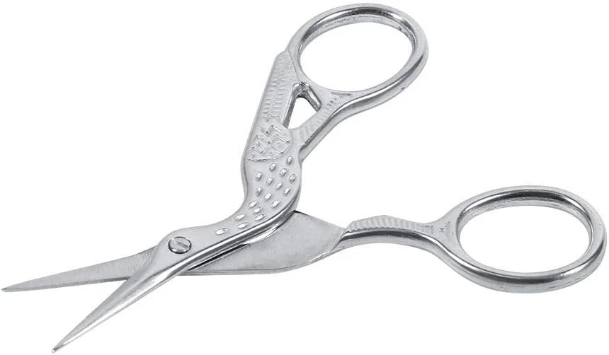 قیچی های قدیمی، قیچی های نوک تیز فولادی ضد زنگ طرح لک لک کلاسیک برای خیاطی، کاردستی، سوزن دوزی و کارهای هنری DIY قیچی های قدیمی، قیچی های نوک تیز فولادی ضد زنگ طرح لک لک کلاسیک برای خیاطی، کاردستی، سوزن دوزی و کارهای هنری DIY