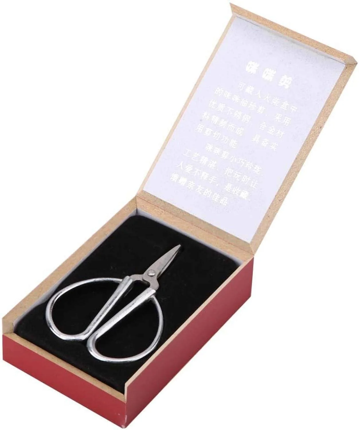 قیچی خیاطی کوچک، قیچی قدیمی، قیچی استیل ضد زنگ، قیچی هنری، قیچی گلدوزی (نقره ای)