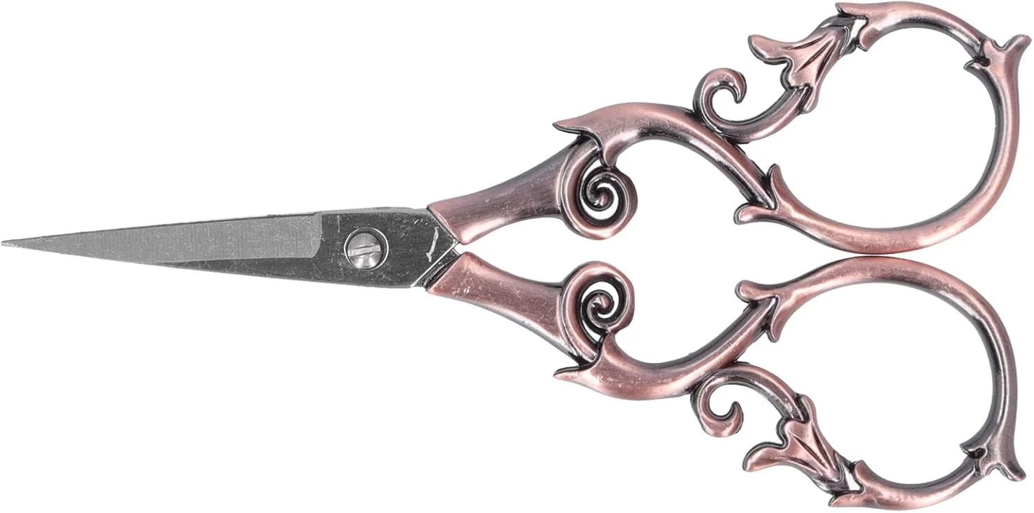 قیچی خیاطی طرح اروپایی قدیمی، قیچی گل و شکوفه آلو، قیچی گلدوزی استیل ضد زنگ برای کارهای خیاطی و صنایع دستی قیچی خیاطی طرح اروپایی قدیمی، قیچی گل و شکوفه آلو، قیچی گلدوزی استیل ضد زنگ برای کارهای خیاطی و صنایع دستی