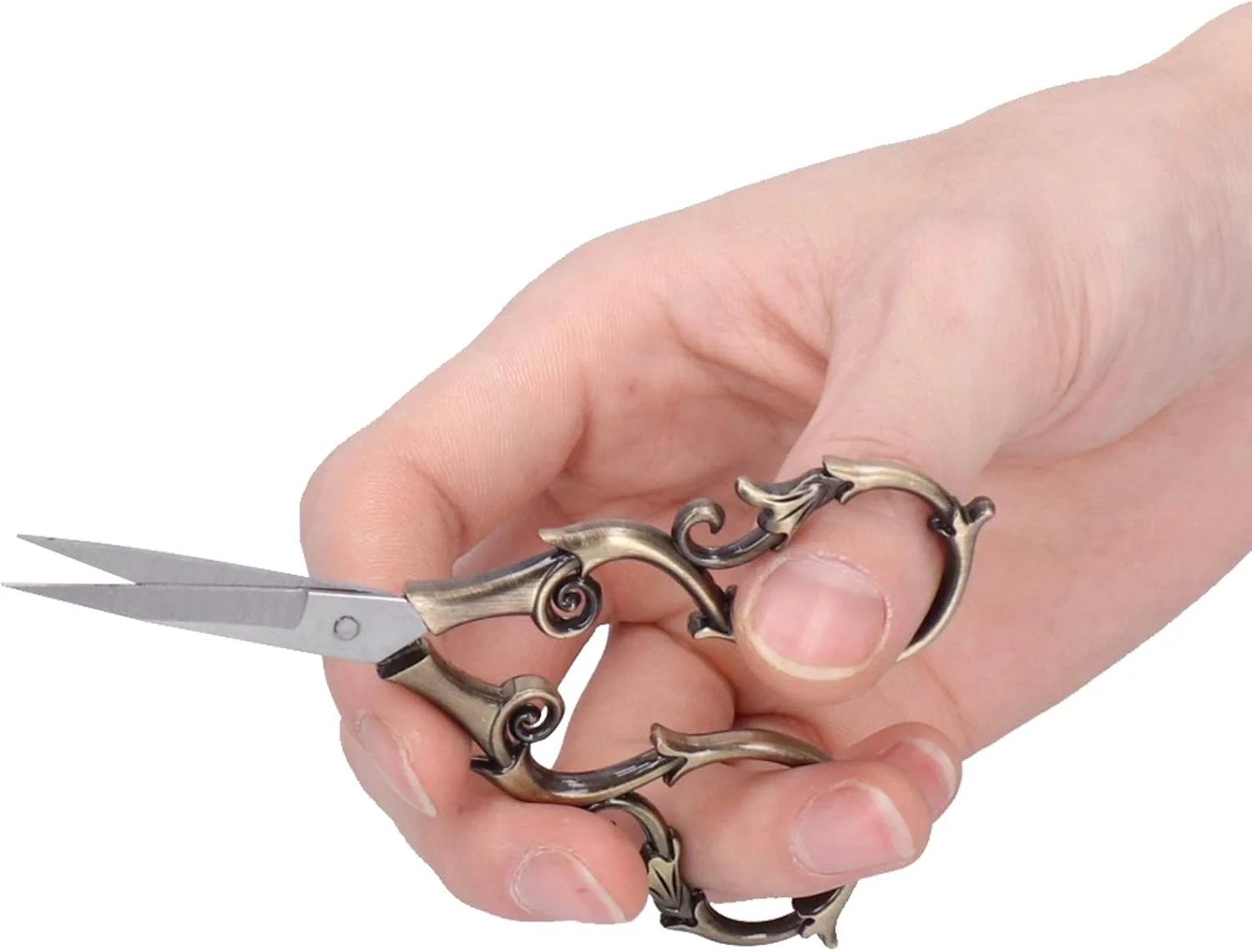 قیچی خیاطی طرح اروپایی گلدار، قیچی گلدوزی استیل ضد زنگ برای خیاطی و کارهای دستی قیچی خیاطی طرح اروپایی گلدار، قیچی گلدوزی استیل ضد زنگ برای خیاطی و کارهای دستی