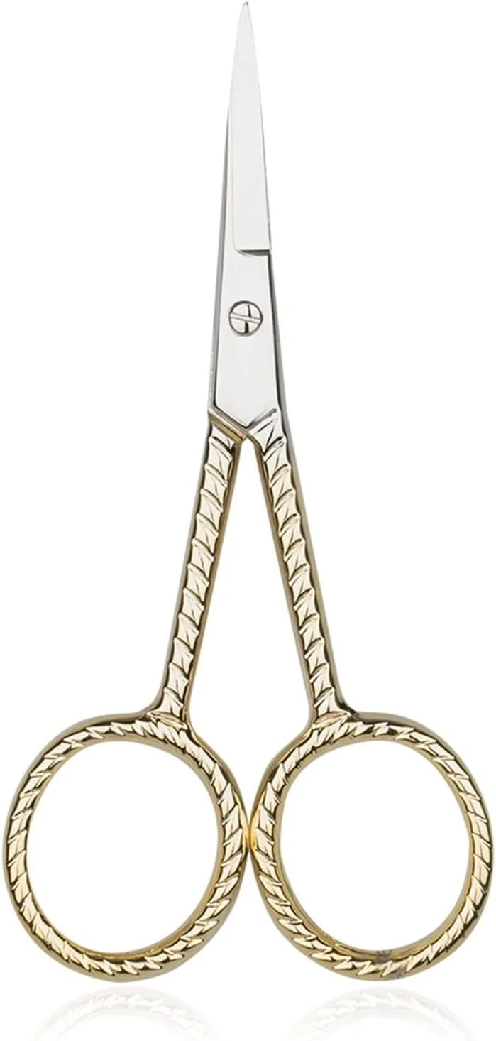 قیچی VFEDDDF، قیچی خیاطی بادوام از جنس استیل ضد زنگ برای پارچه، قیچی کوچک گلدوزی، ابزار خیاطی