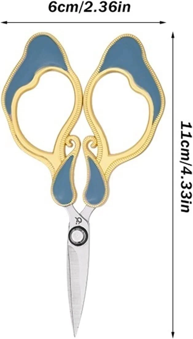 قیچی خیاطی VFEDDDF، قیچی گلدوزی و نخ، قیچی نخ برای خیاطی، پارچه، سوزن و برش نخ (Hortel)