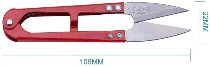 قیچی خیاطی DIY VersaMarts - نخ چین و قیچی نخ و کاموا فولادی پر کربن، قیچی کوچک گلدوزی برای پروژه های هنری، صنایع دستی و دوخت