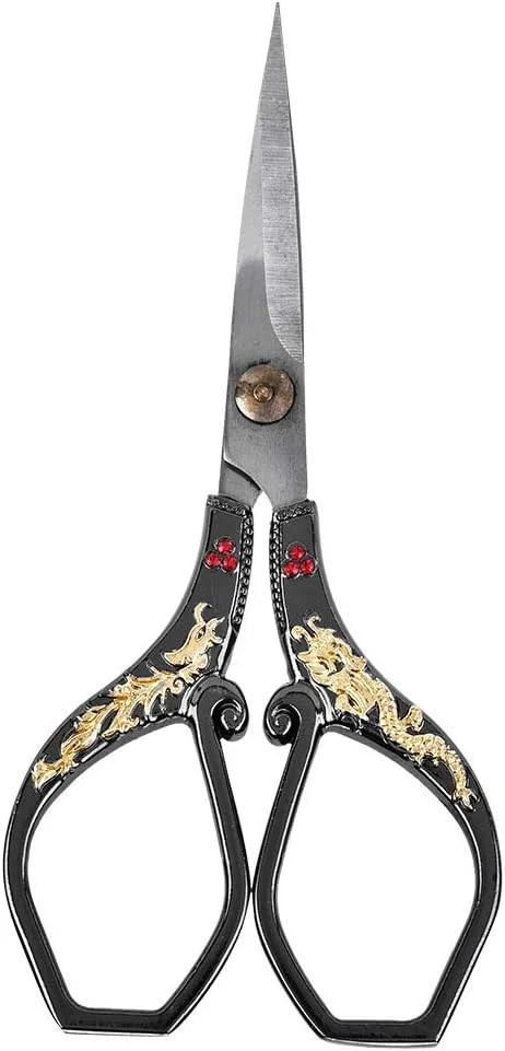 قیچی استیل بادوام کارناوال روز ولنتاین، قیچی کلاسیک، مناسب برای برش نخ ماهیگیری، پارچه، چرم، نخ، ابریشم، مواد بافته شده، فلانل، خیاطی