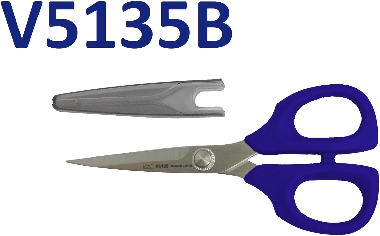 قیچی چند منظوره کای V5000 Edition مدل V5135B با درپوش ایمنی 13.5 سانتی متر [آبی]