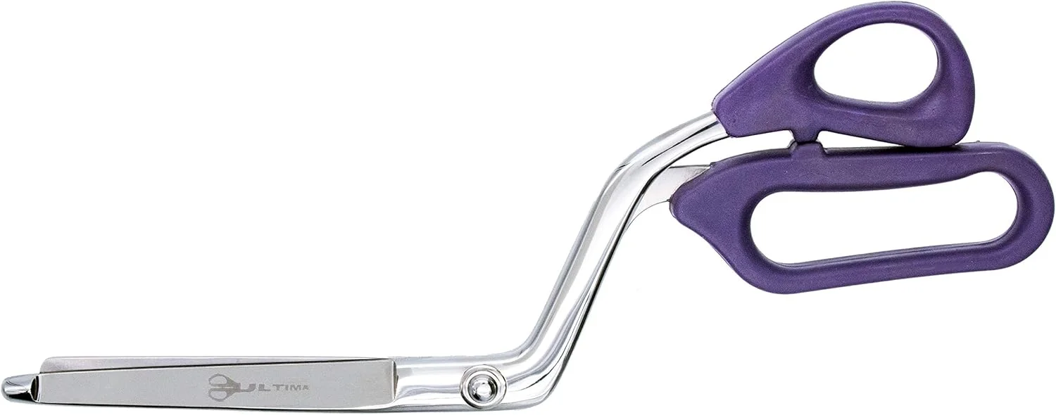 قیچی برش پشم شیشه التیما 11.5 اینچی - برش تمیز پنبه، پشم، پلی استر و مخلوط پنبه/پلی (بنفش)