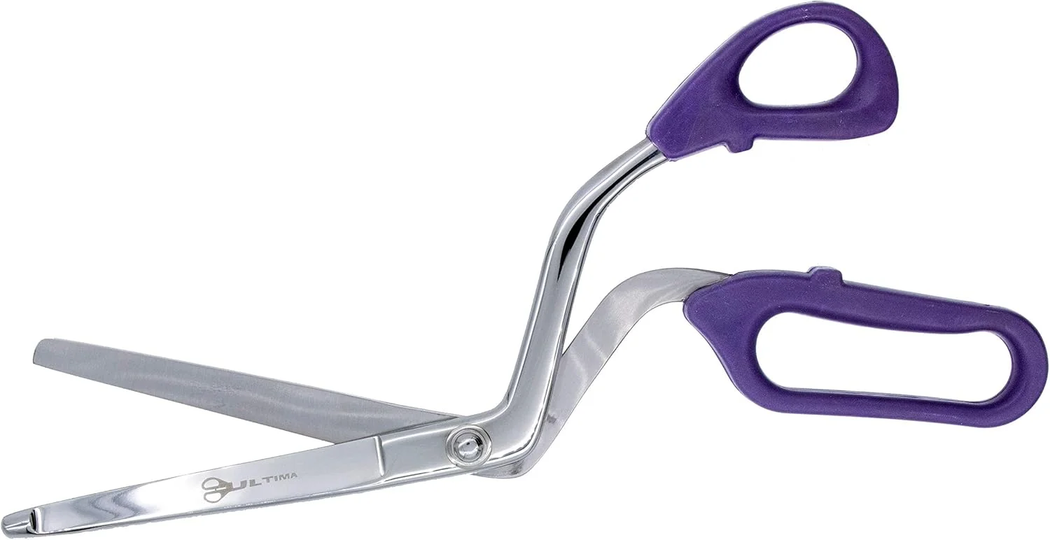 قیچی برش پشم شیشه التیما 11.5 اینچی - برش تمیز پنبه، پشم، پلی استر و مخلوط پنبه/پلی (بنفش)