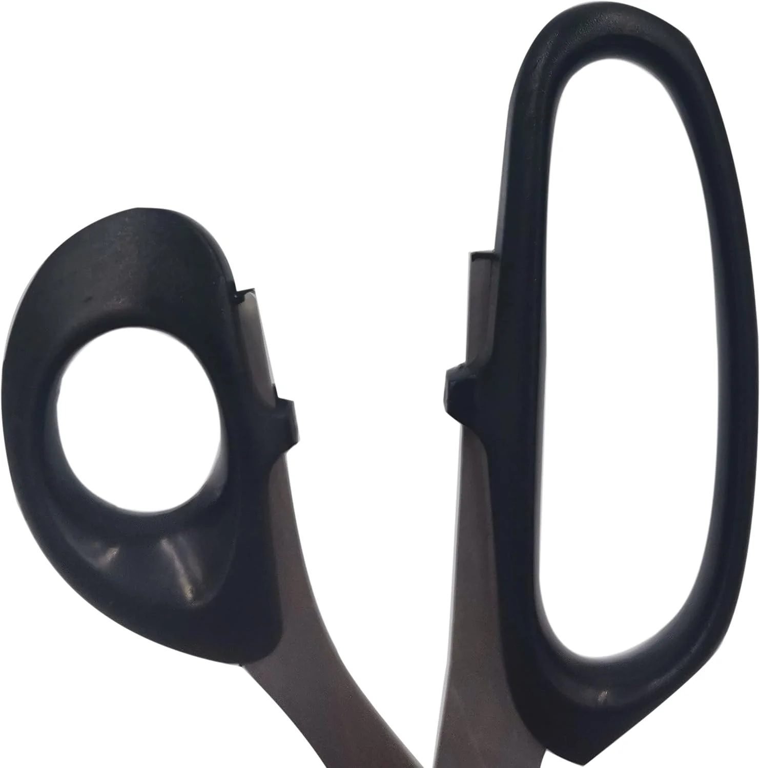 قیچی استیل 10 اینچی یونیورسال با دسته صاف، قیچی خیاطی دسته مشکی سنگین