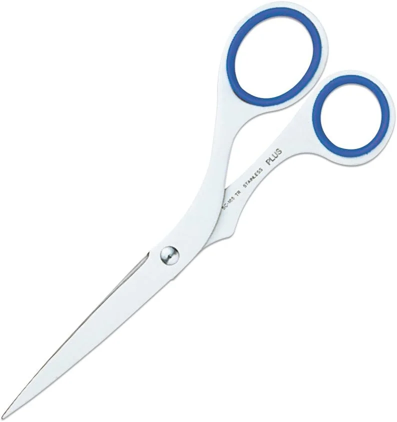 قیچی استیل حلقه پیچشی پلاس آبی SC-165TR (ساخت ژاپن)