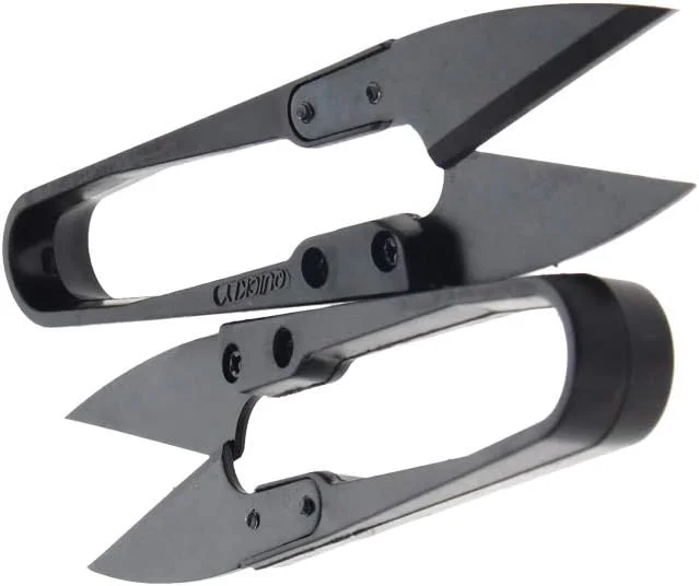 قیچی نخ چین خیاطی 105 میلی متری، قیچی گلدوزی، نخ ماهیگیری، مهره دوزی، آبی، 2 عدد