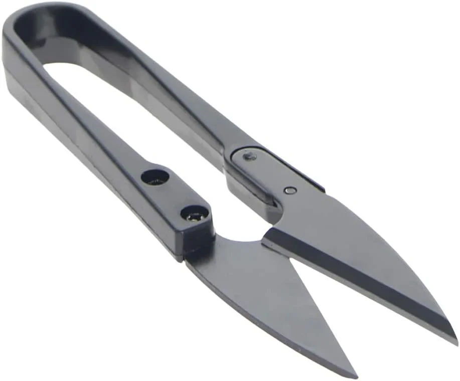 قیچی نخ چین خیاطی 105 میلی متری، قیچی گلدوزی، نخ ماهیگیری، مهره دوزی، آبی، 1 عدد