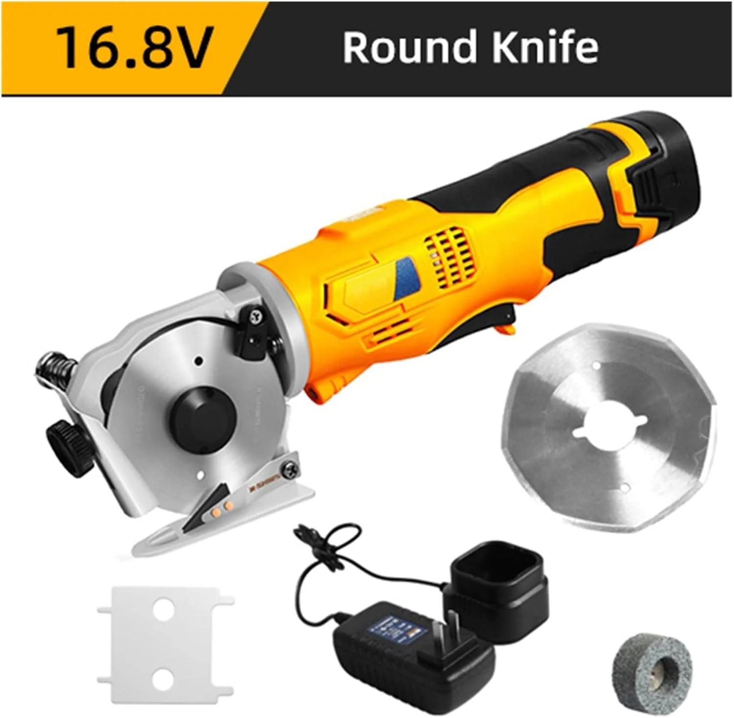 قیچی برقی TISTIK 16.8V، دستگاه برش دستی فرش و پارچه، قیچی گرد برقی برای پارچه، چرم و خیاطی قیچی برقی TISTIK 16.8V، دستگاه برش دستی فرش و پارچه، قیچی گرد برقی برای پارچه، چرم و خیاطی